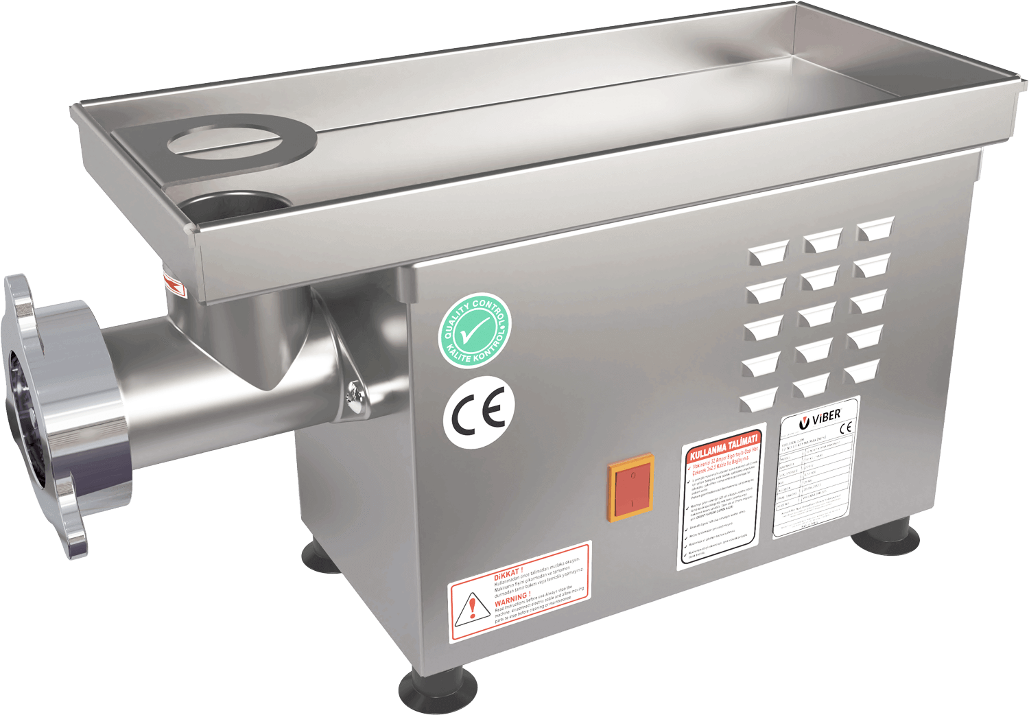 Viber No:12 Et Kıyma Makinesi 220V VHE.EKN.12M-Y