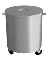 Empero EMP.CY.01 Yuvarlak Çöp Arabası 400x400x400 mm