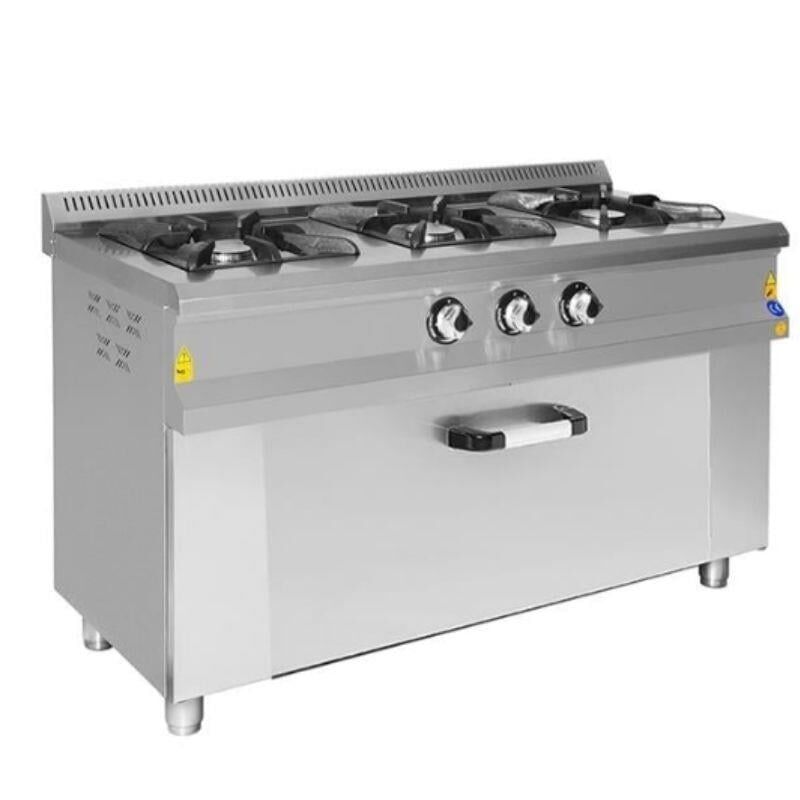 CSA 3 lü Gazlı Kuzine Ce Belgeli 140x60x85 cm KRCS.KZGL.1460.CE