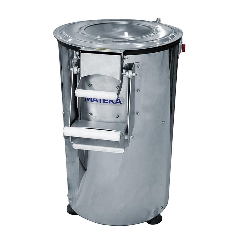 Mateka 35 KG Alüminyum Zımpara Patates Soyma Makinesi 380 V PAT 1030Kt