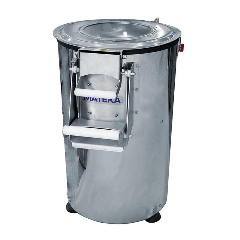 Mateka 50 KG Alüminyum Zımpara Patates Soyma Makinesi 380 V PAT 1050Kt
