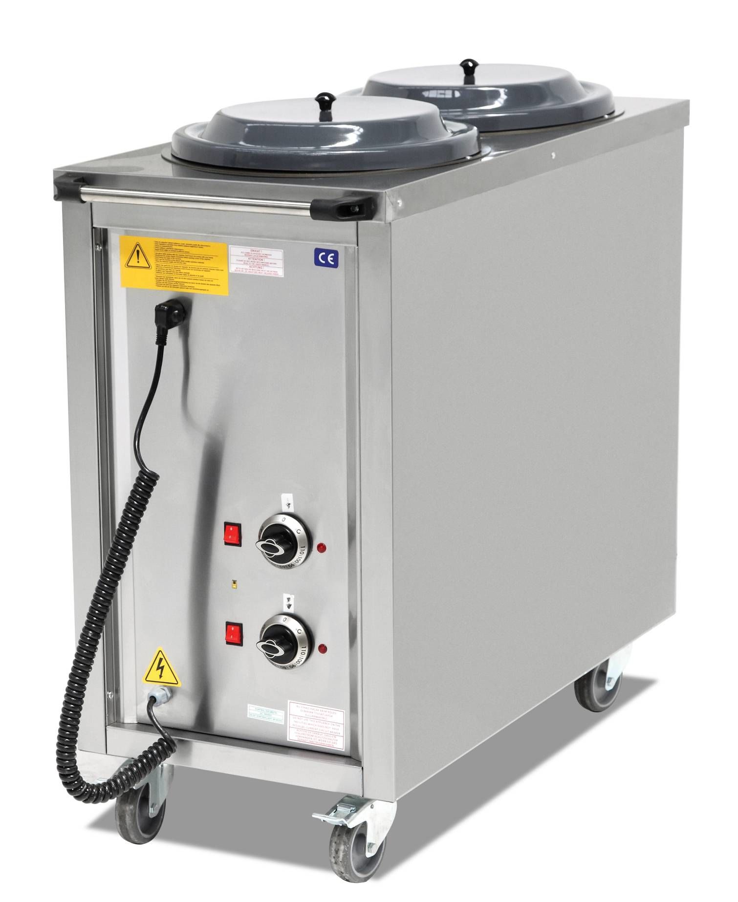 Empero EMP.TO.2432-I-2 Çiftli Tabak Otomatı 24/32 Tabak Kapasiteli Isıtmalı 480x1000x900 mm