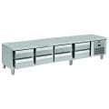 Empero 240.60.02-S Set Altı 8xGN2/3-200 Çekmeceli Derin Dondurucu 240x60x60 cm