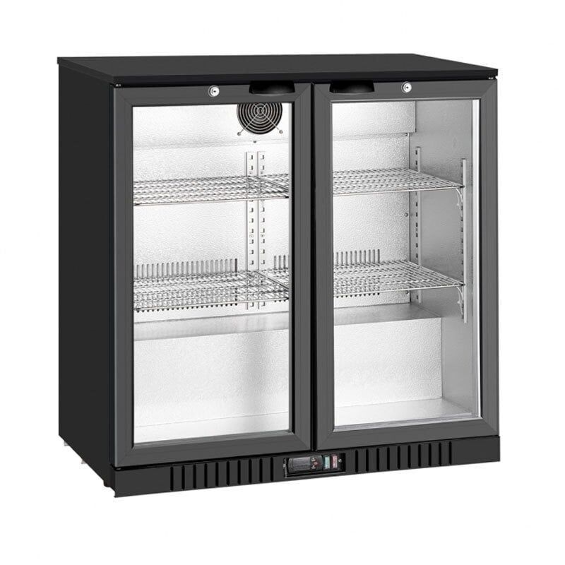 Kef FR250 Inox Bar Tip Tezgah Altı Buzdolabı, Şişe Soğutucu, 2 kapılı