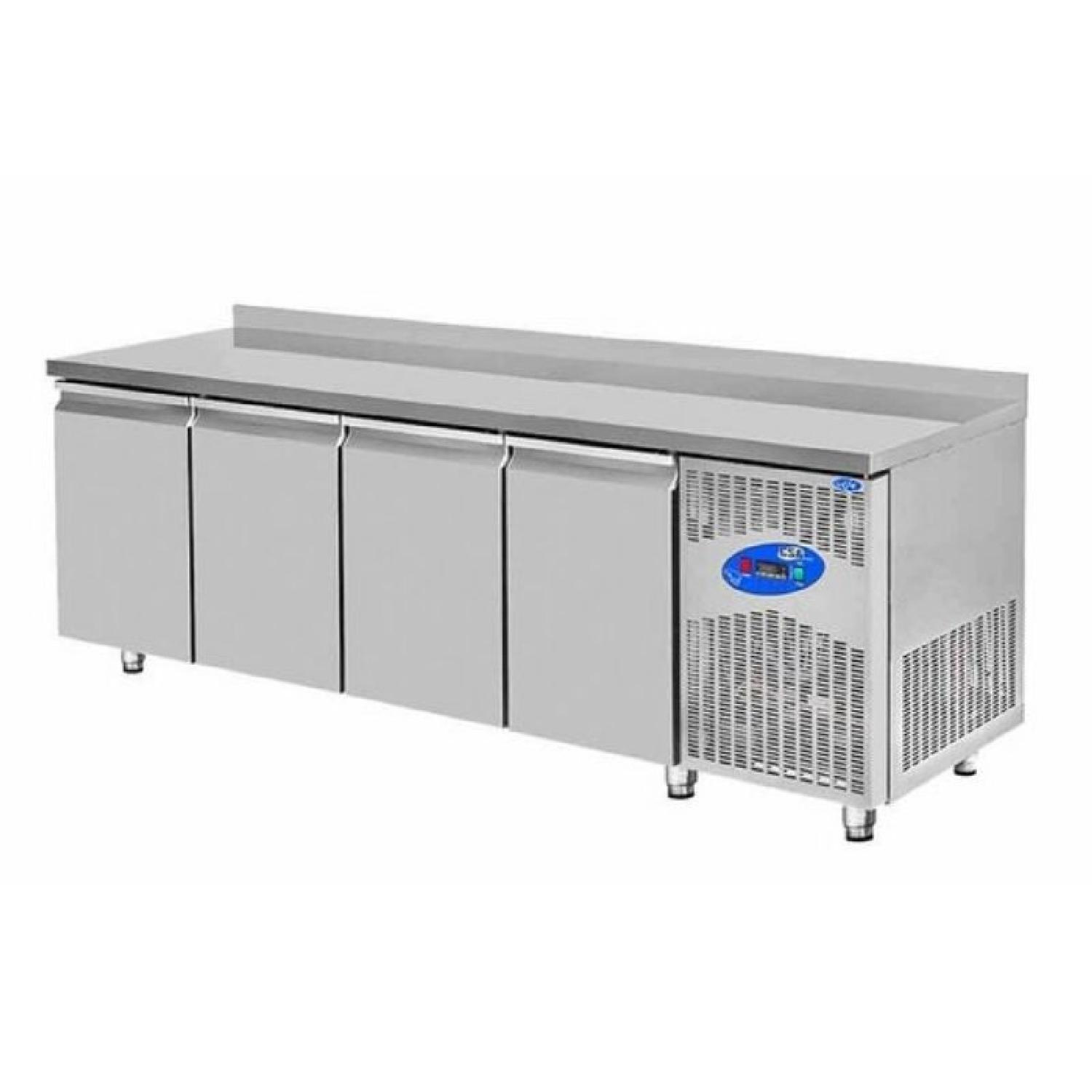 CSA CS.TEK.4.700.240cm Tezgah Tipi Buzdolabı 4 Kapılı 240×70 Cm 632 L 304 Kalite