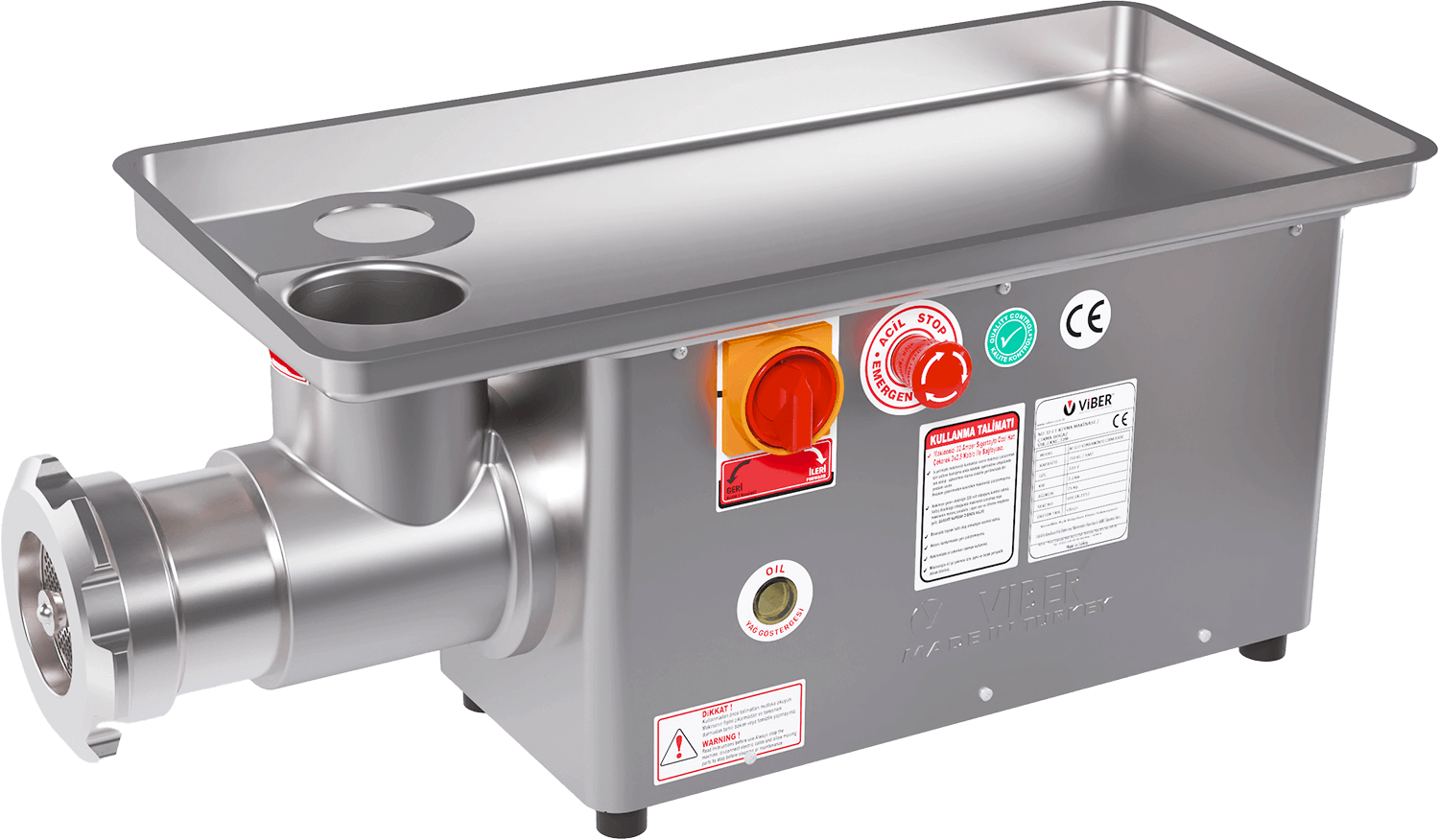 Viber No:32 Et Kıyma Makinesi 380V VHE.EKN.32T-Y
