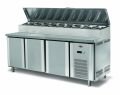 Empero EMP.200.70.01-PS 3 Kapılı Pizza Ve Salata Hazırlık Buzdolabı 500 lt 200x70x85/105 cm