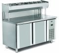 Empero EMP.150.80.01-PSY Yükseltilmiş Pizza Ve Salata Hazırlık Buzdolabı 2 Kapılı 300 lt 150x70x85/135 cm