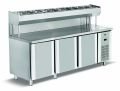 Empero EMP.200.80.01-PSY Yükseltilmiş Pizza Ve Salata Hazırlık Buzdolabı 3 Kapılı 500 lt 200x70x85/135 cm