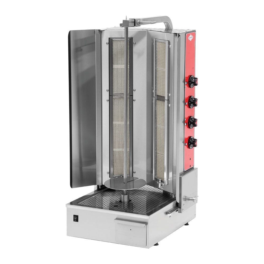 Empero EMP.DN.152-2R Alttan Motorlu V Tipi Döner Ocağı 4 Radyanlı LPG'Lİ