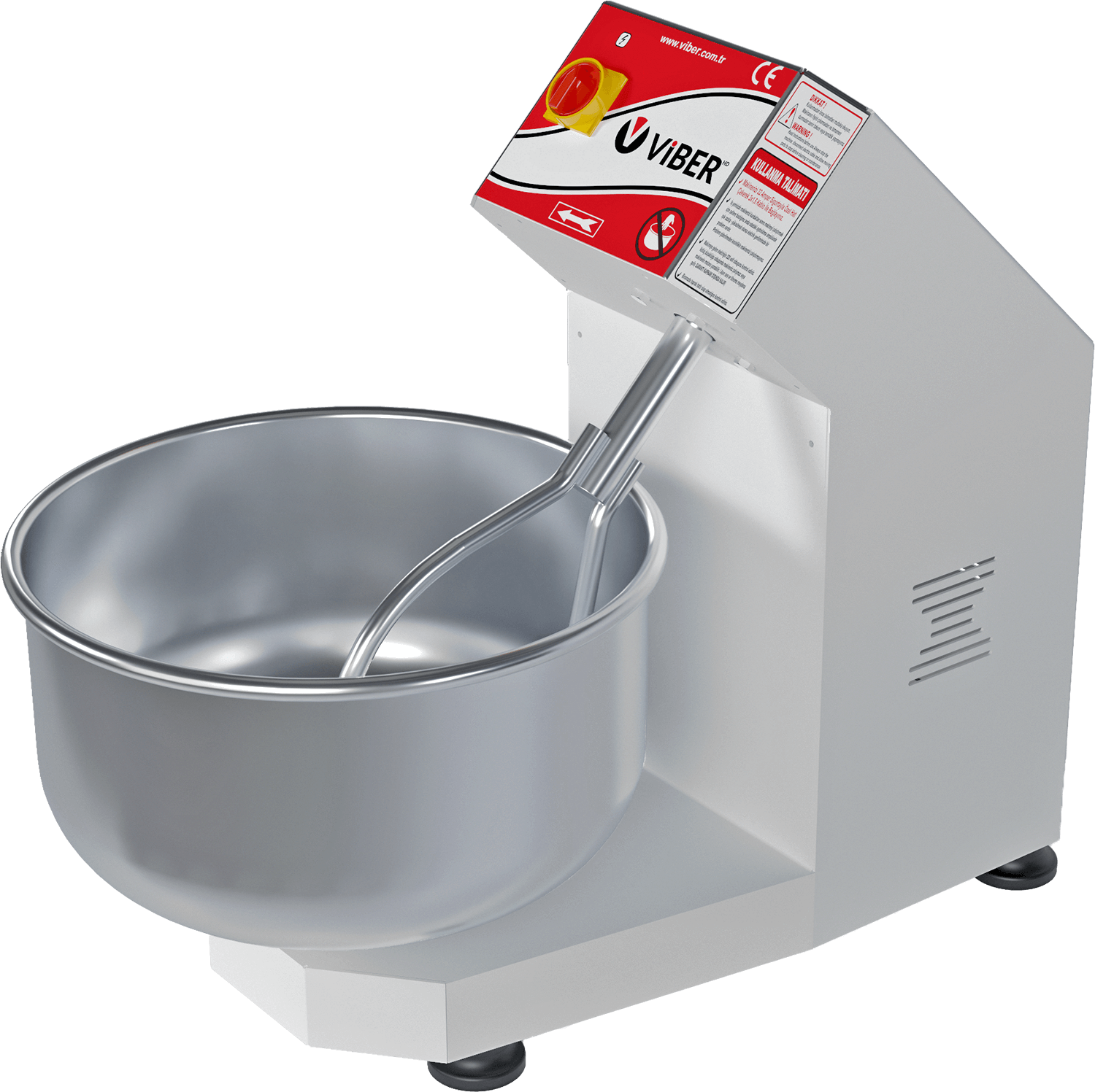 Viber Klasik Hamur Yoğurma Makinesi 25 Kg 380V VHE.HYK.25T