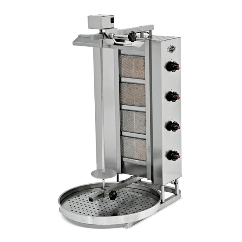 Empero EMP.DN.220 Üstten Motorlu Döner Ocağı 3 Radyanlı Doğalgazlı