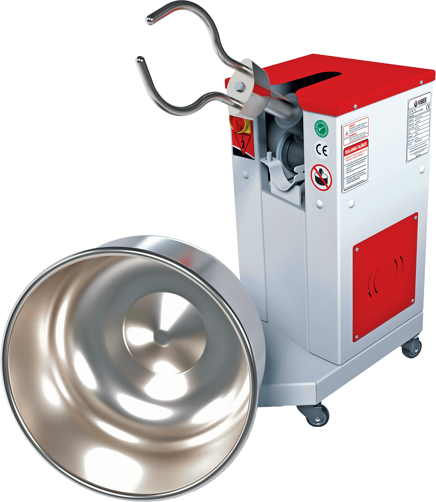 Viber Pro Hamur Yoğurma Makinesi Devirmeli 35 Kg 380V VHE.HYPD.35T