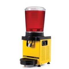 Samixir Panaromik Karıştırıcılı Analog Soğuk İçecek Dispenseri 10 L Sarı M10.AY