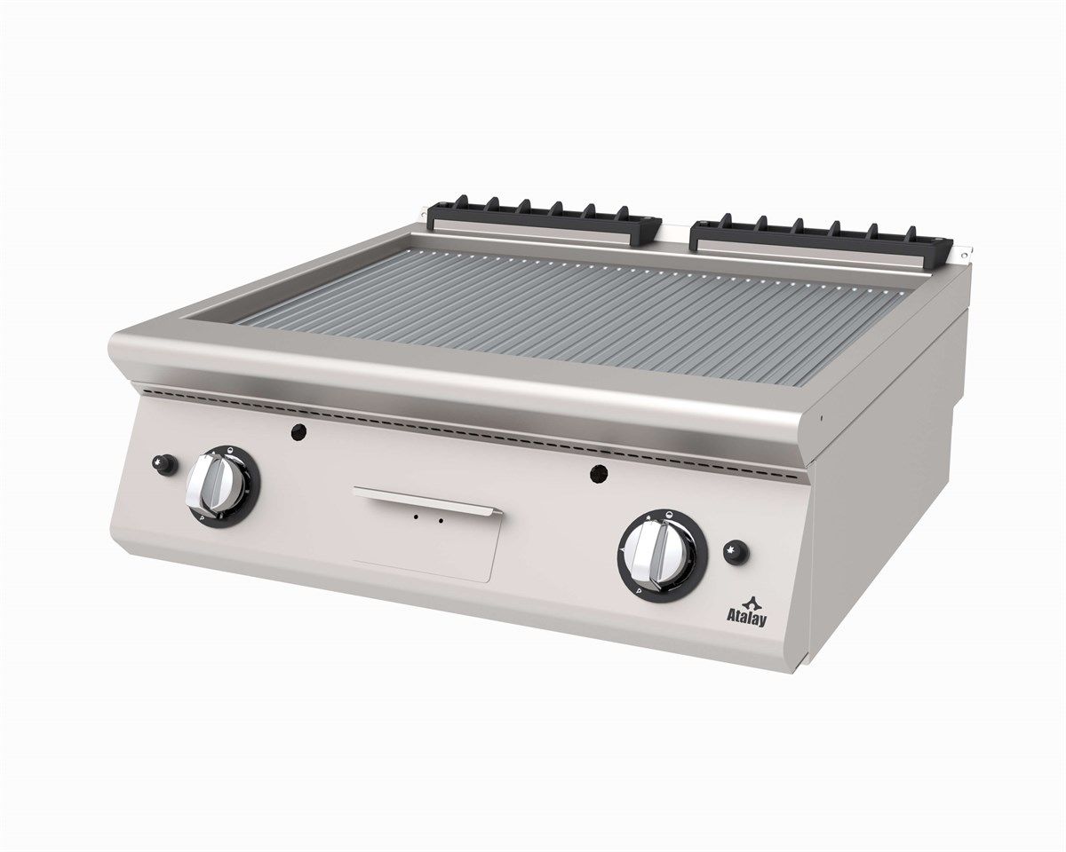 Atalay Pleyt Izgara Oluklu Yüzey Ce Belgeli Gazlı 80x73x30 Cm AGI-873/N