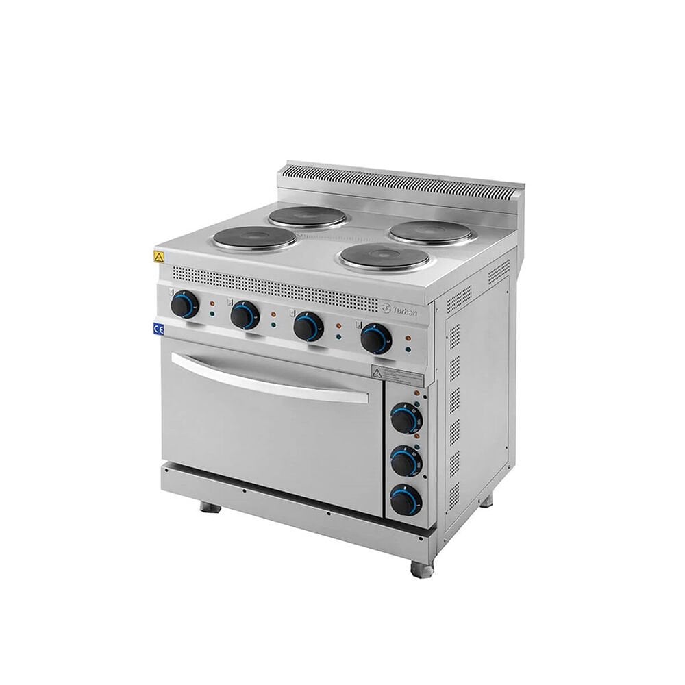 Turhan Çelik 4'lü Kuzine, Elektrikli 80x70x85 Cm TC.7KE800