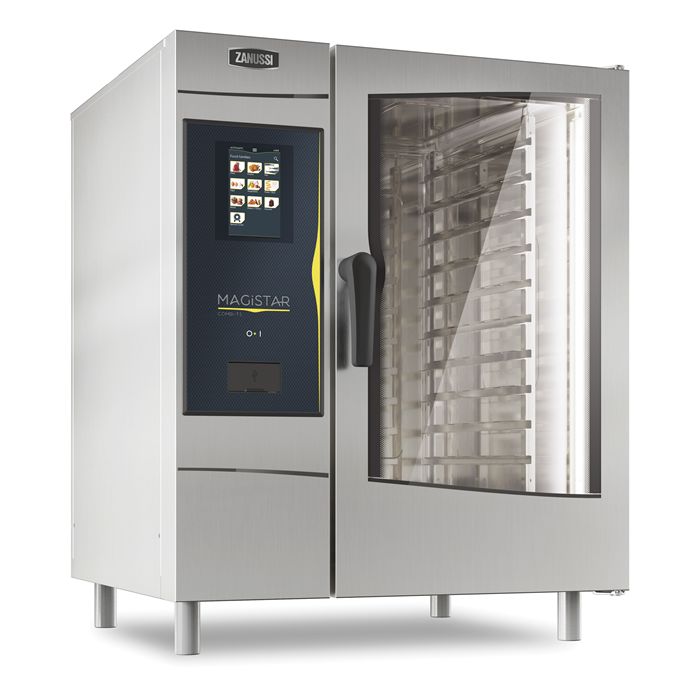 Zanussi 218722 Magistar TS Boylerli Kombi Fırın Dokunmatik Ekran 10xGN1/1 Elektrikli