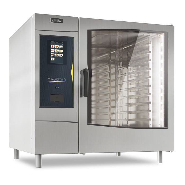 Zanussi 218723 Magistar TS Boylerli Kombi Fırın Dokunmatik Ekran 10xGN2/1 Elektrikli