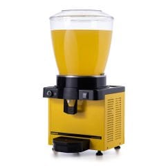 Samixir Panaromik Fıskiyeli Analog Soğuk İçecek Dispenseri 22 L Sarı S22.AY