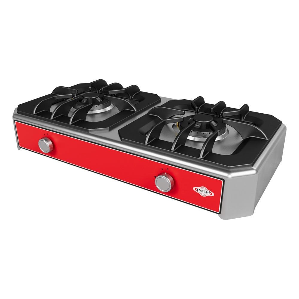 Empero EMP.SKG.020 Mini Set Üstü Çiftli Gazlı Ocak 79x42x16 cm
