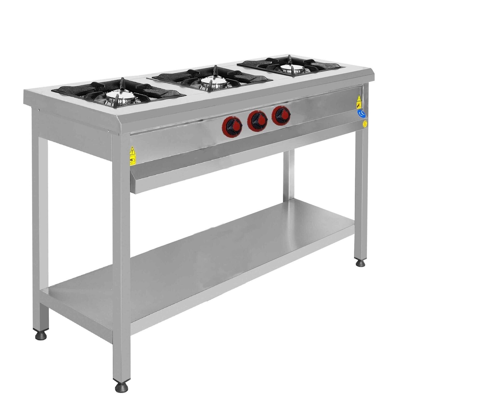 CSA İNOX - OCAK TABAN RAFLI GAZLI 1400*600*850  KRCS.TROG.1460.CE