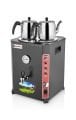 Silverinox 23 lt - 2 Demlikli Jumbo Çay Makinesi Siyah EL-02S