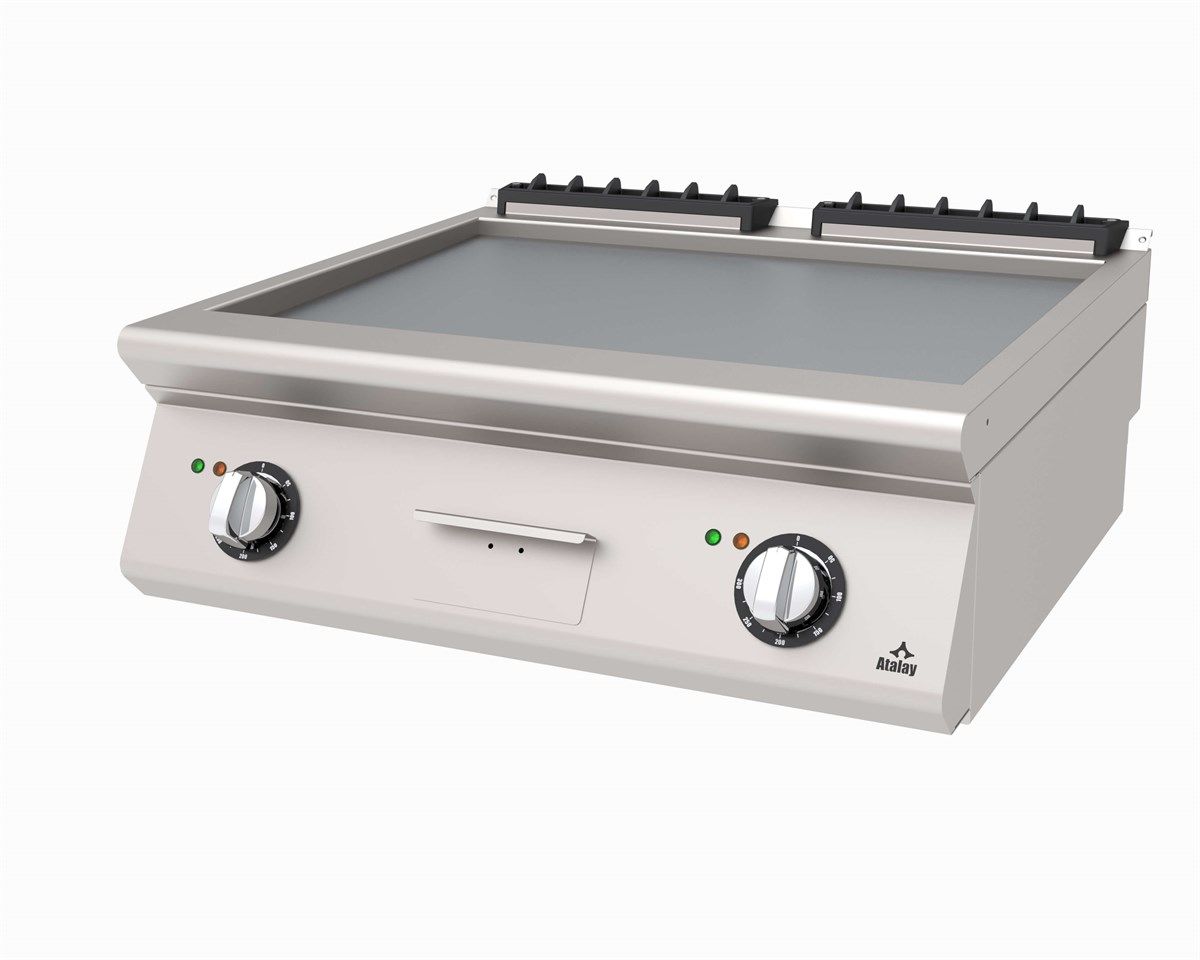 Atalay Set Üstü Düz Krom Izgara Elektrikli 80x73x30 Cm AEI-873-CR