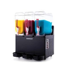 Samixir Triple Slush Granita ve Meyve Suyu Dispenseri 12+12+12 L Siyah SLUSH36.B