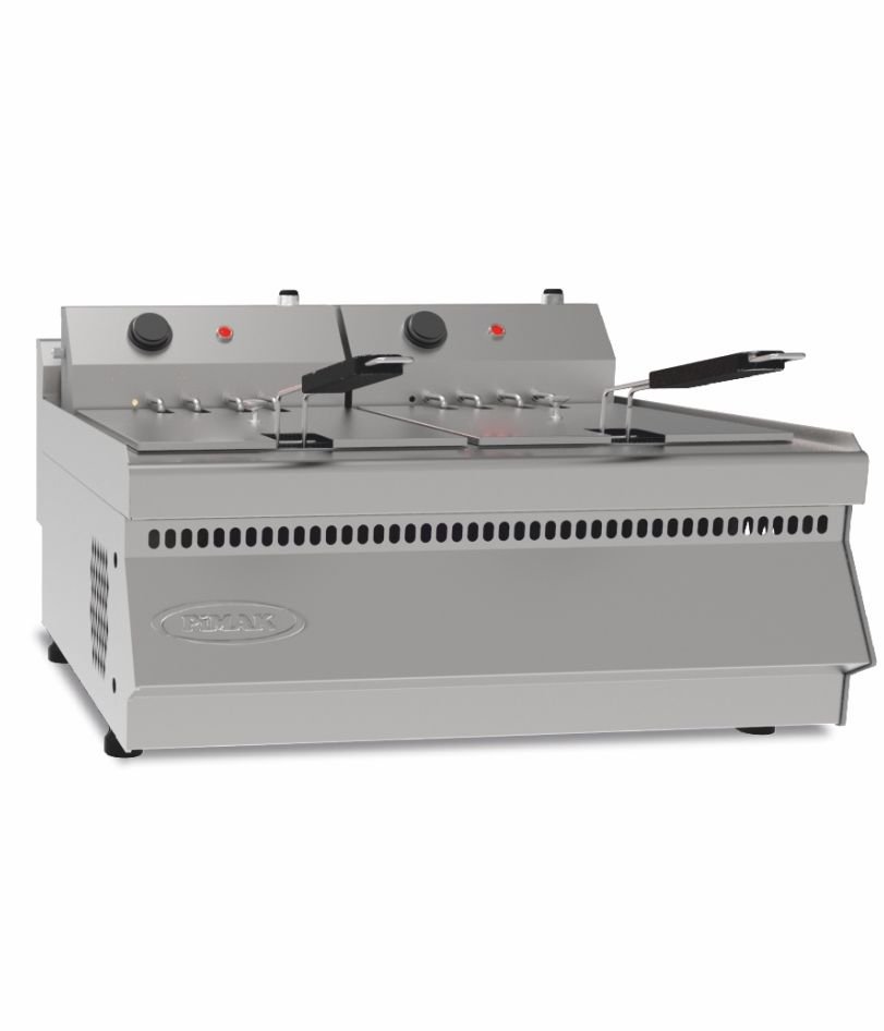 Pimak M062-1 Eco Elektrikli Set Model Fritöz 10+10 L
