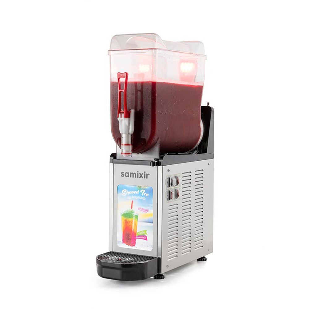 Samixir Slush Makinesi Soğuk Meyve Suyu Dispenseri Mono Allure 12 L İnox SLUSH12.IA