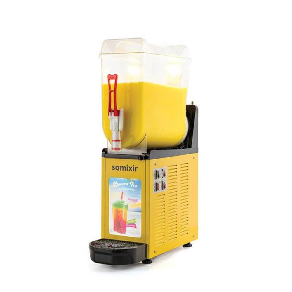 Samixir Slush Makinesi Soğuk Meyve Suyu Dispenseri Mono Allure 12 L Sarı SLUSH12.YA