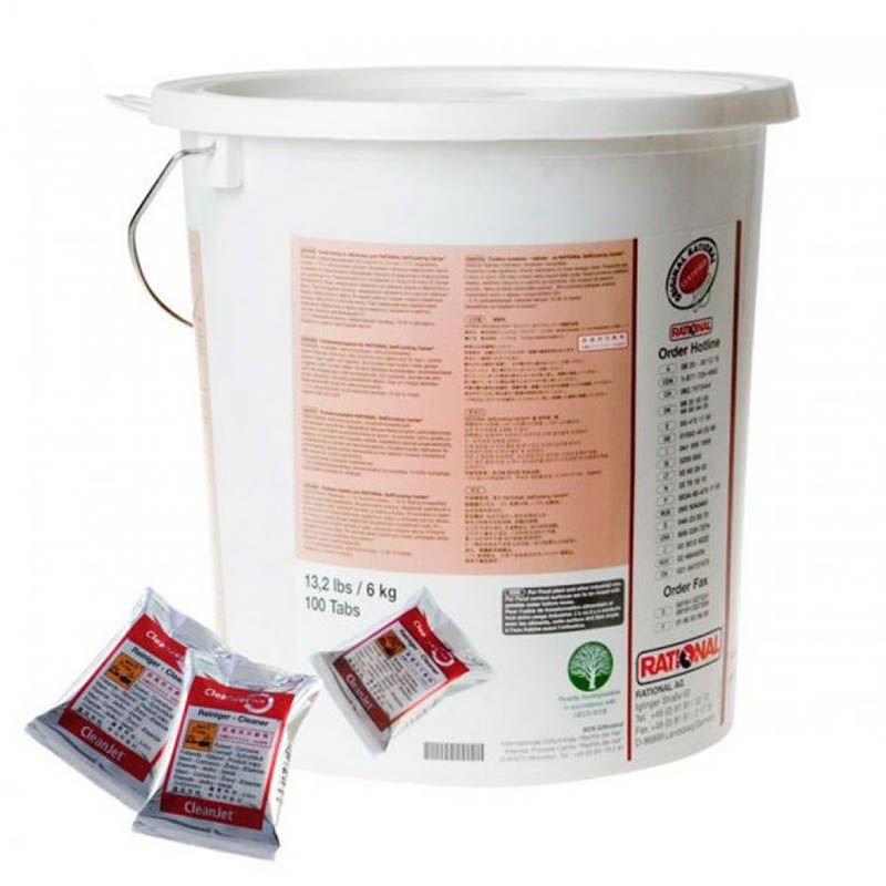 Rational Deterjan Tablet 100 Adetlik Kırmızı Kova