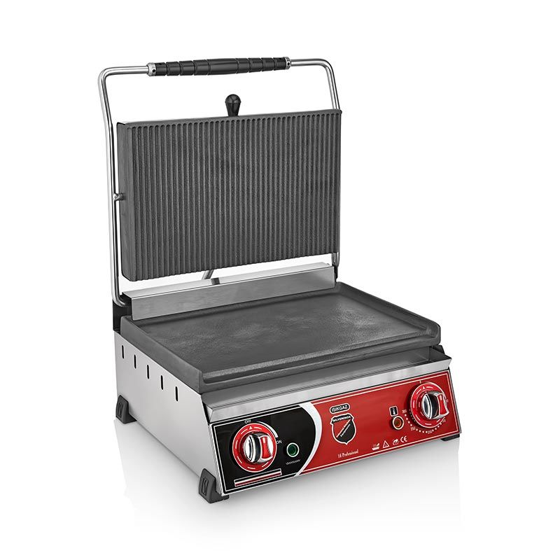 Silverinox 16 Dilim Elektrikli Altı Düz Klasik Tost Makinesi 2130DZ