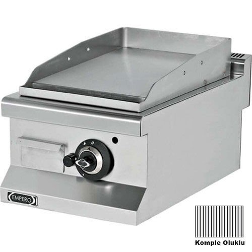 Empero EMP.6IG011 Snack Seri Set Üstü Oluklu Pleyt Izgara Gazlı 40x63x28 cm