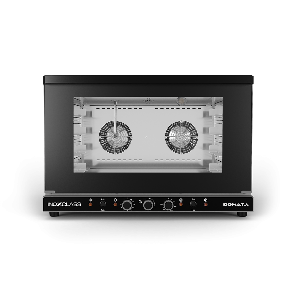 D﻿Inoxclass -  D04EFD Donata Serisi Elektrikli Konveksiyonlu Patiseri Fırını 4 Adet 40x60 cm Tepsi Kapasiteli Devrilir Kapaklı