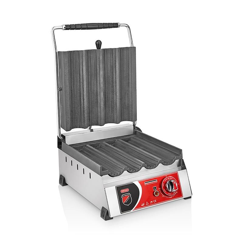 Silverinox 4'lü Dürüm Tost Makinesi Elektrikli 2139