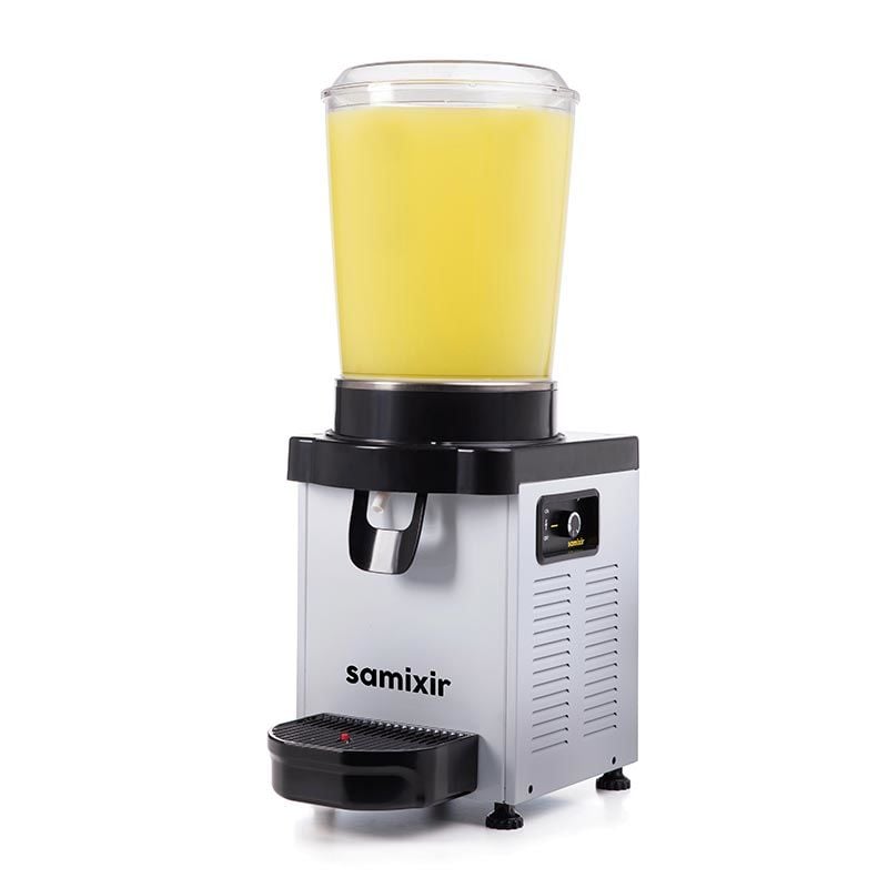 Samixir Panaromik Karıştırıcılı Analog Soğuk İçecek Dispenseri 10 L Inox M10.AI