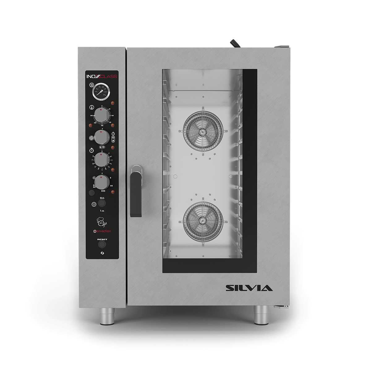 Inoxclass - S11EG Silvia Serisi Gazlı Konveksiyonlu Gastronom Fırın 11 x GN 1/1 Tepsi Kapasiteli