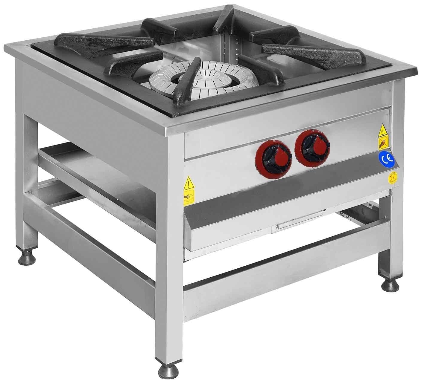 CSA Çift Yanışlı Yer Ocağı Gazlı ve Lpg Li Ce Belgeli 70x70x50 cm KRCS.YOG.770