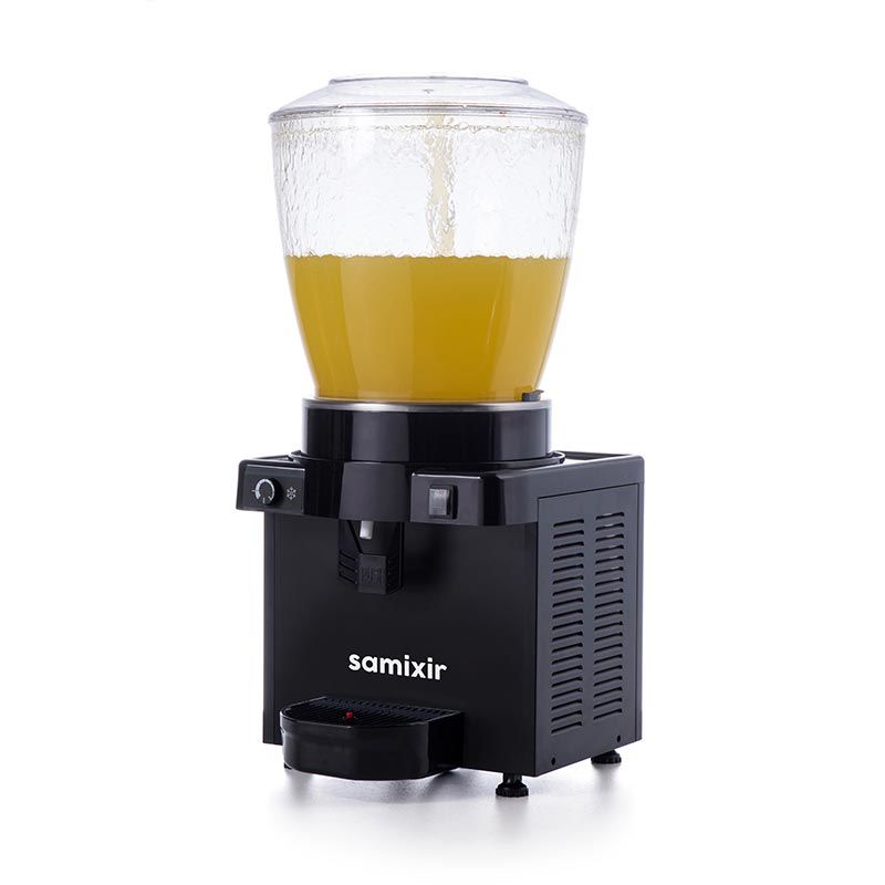 Samixir Panaromik Fıskiyeli Analog Soğuk İçecek Dispenseri 22 L Siyah S22.AB