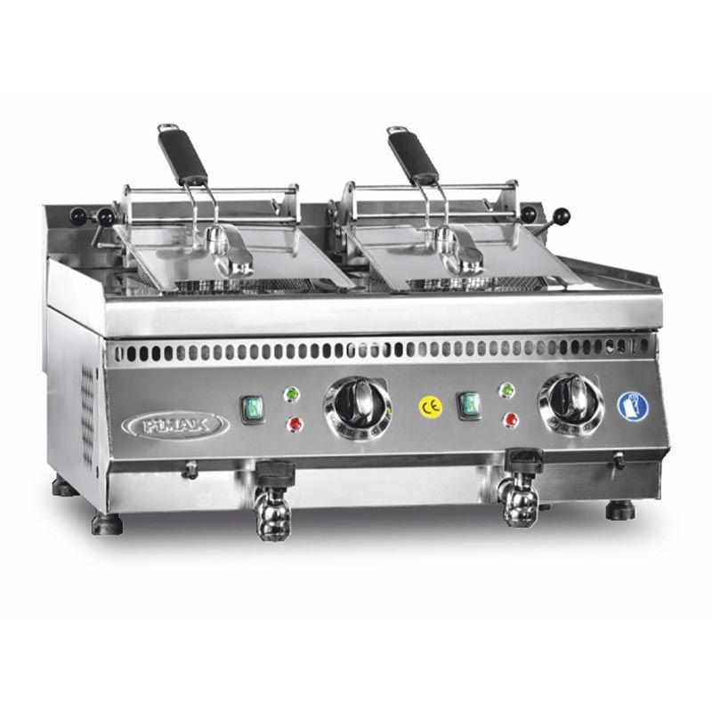 Pimak Fritöz, 12+12 L, Elektrikli