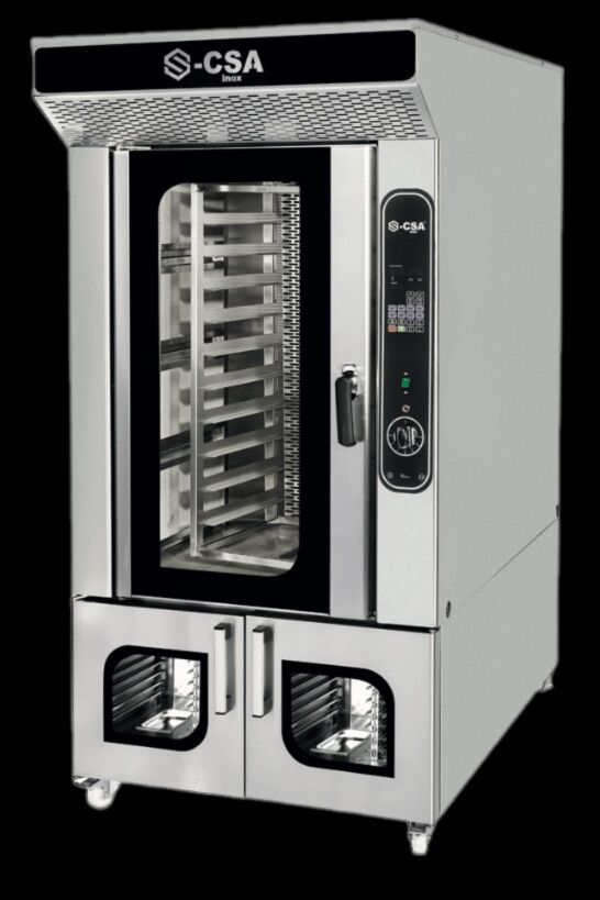 CSA 10 Tepsili Dönerli Gazlı Dijital Fırın KRCS.MKDFG.10