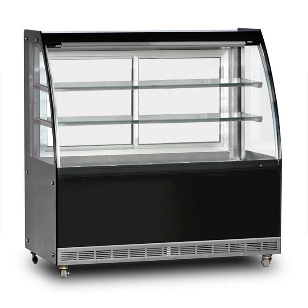 Pasta Teşhir Dolabı, Bombe Camlı, 100Cm