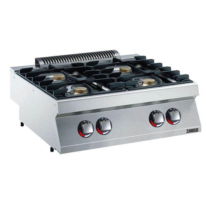 Zanussi  372001 EVO 700 Serisi Set Üstü 4 Açık Ateşli Gazlı Ocak 80x70x25 cm