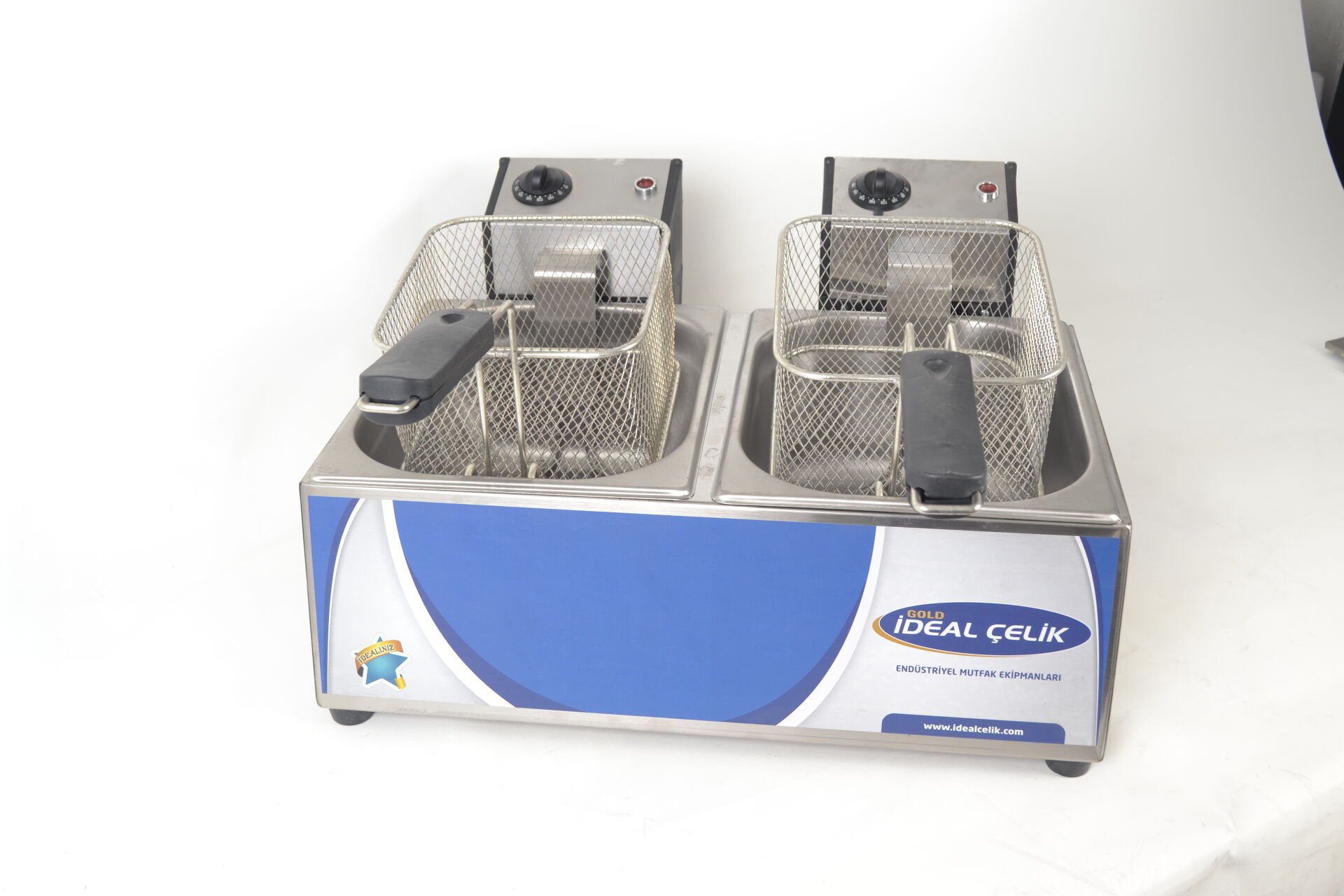 İdeal Çelik  5+5 Litre Elektrikli Fritöz