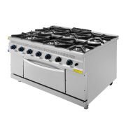 Turhan Çelik 6'lı Kuzine Gazlı 150x100x85 Cm