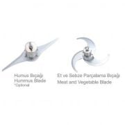 Bosfor Standart Model Et-Sebze Parçalama (Zırh Kıyma) Ve Humus Makinesi 380V UZK-01T