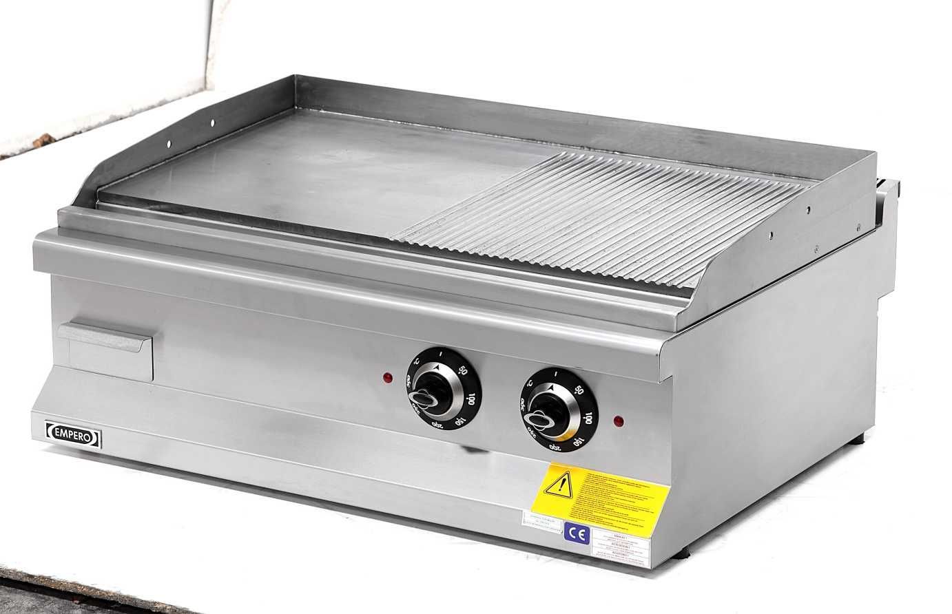 Empero EMP.6IE032-K Snack Seri Set Üstü Yarı Oluklu Krom Izgara Elektrikli 90x63x28 cm