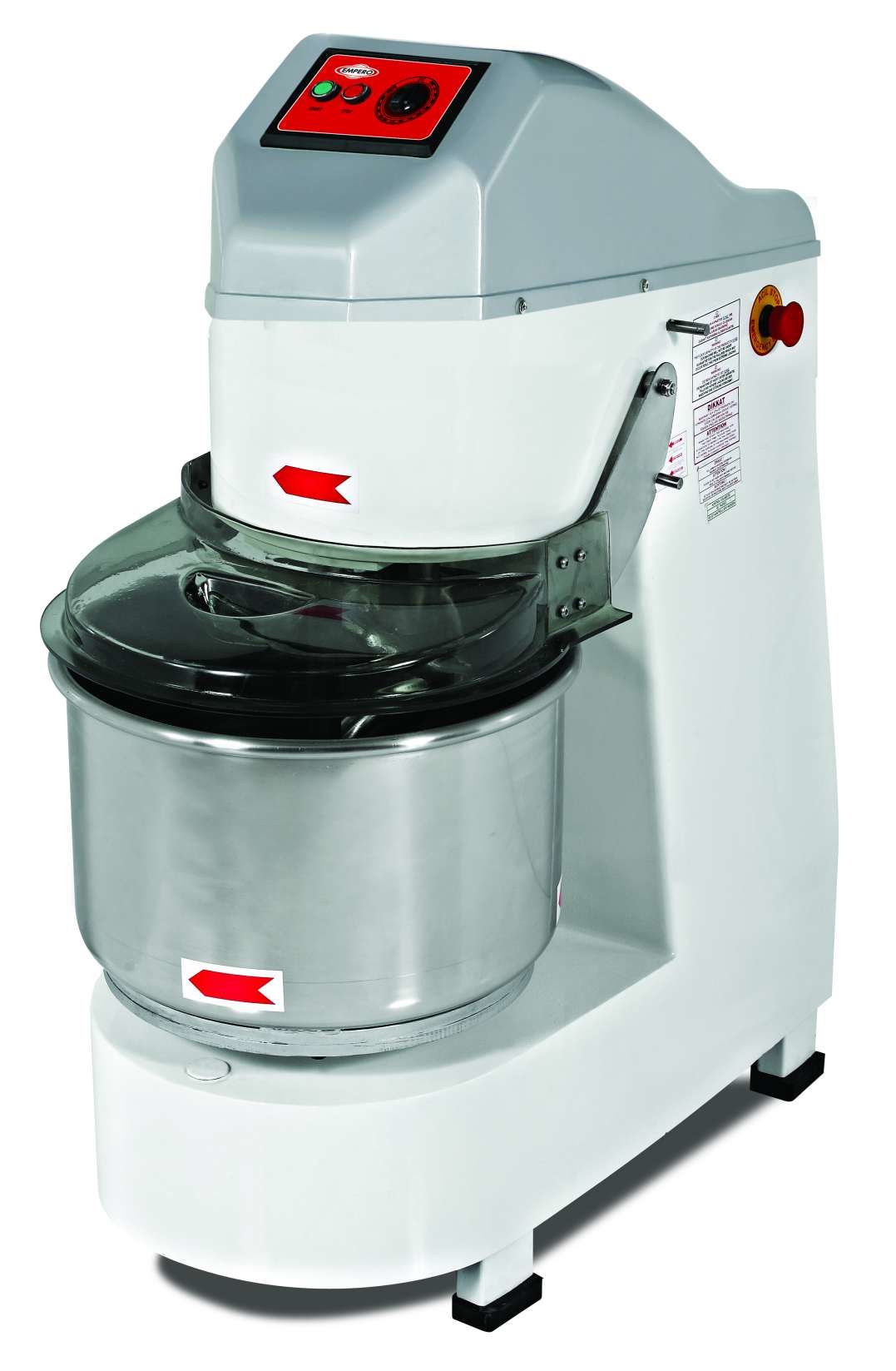 Empero SH.06 Tek Devirli Spiral Hamur Yoğurma Makinesi 50 kg 380V