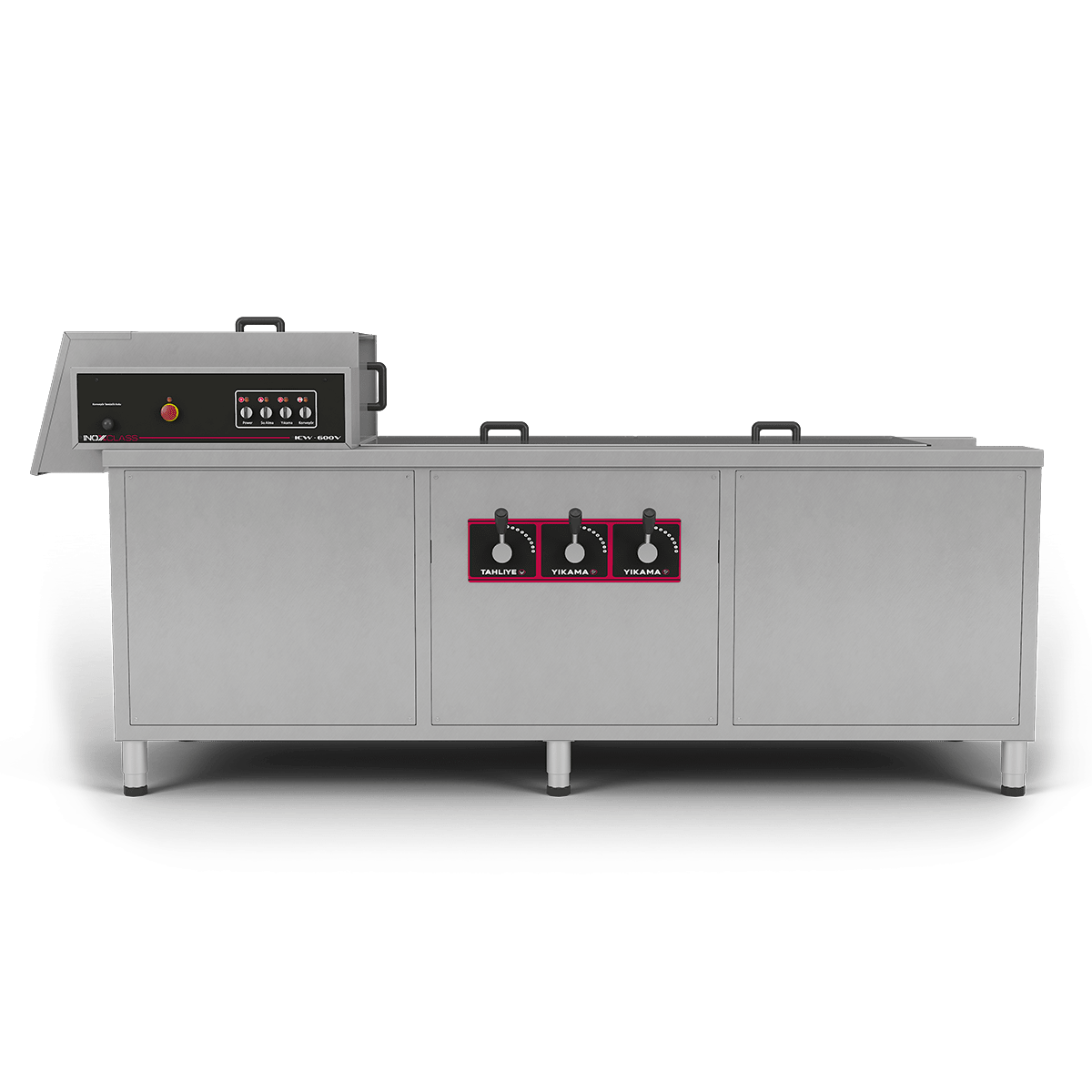 Inoxclass 600 Kg/Saat Sebze Yıkama Makinesi ICW-600V